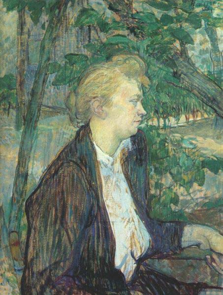 Henri de toulouse-lautrec Portrait of Gabrielle